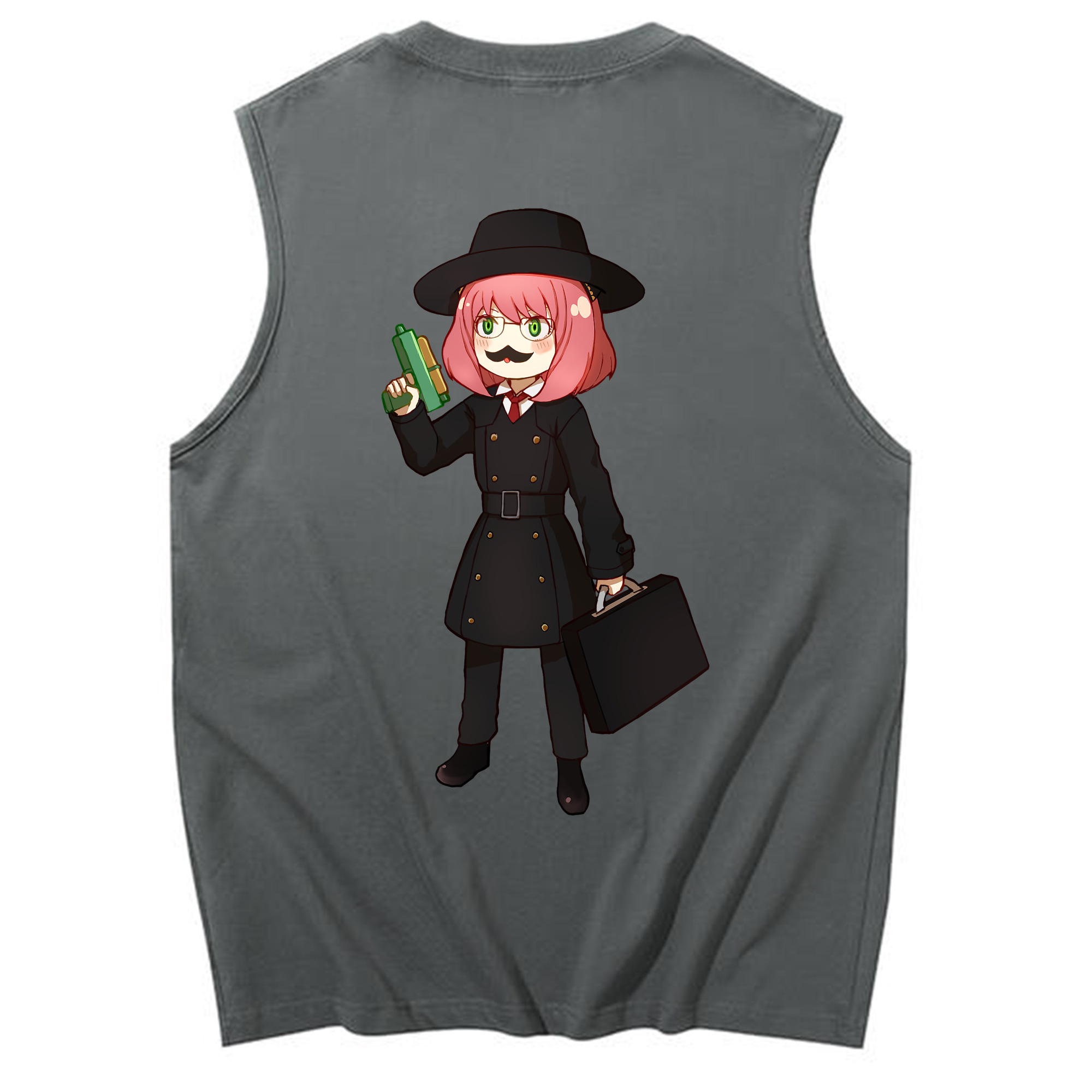 （画像用） SPY×FAMILY间谍家家酒 コットン100％タンクトップ（背面プリント）